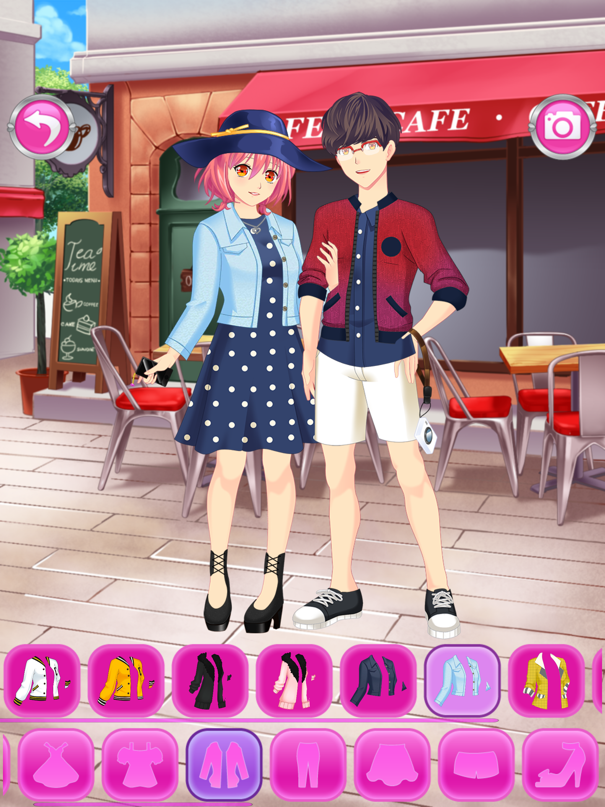 Anime Couples Dress Up Game ภาพหน้าจอเกม