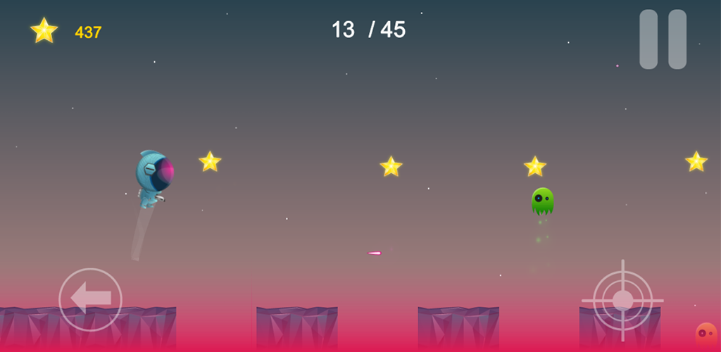 Screenshot of Space Exploration Game