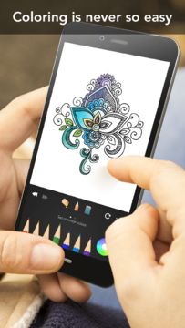 Mandala Coloring Book Game Screenshot