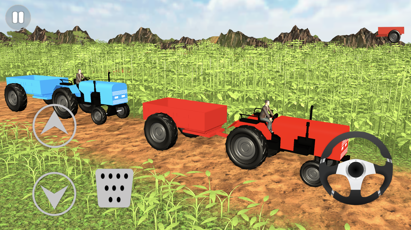 Indian Tractor Driver 3D ゲームのスクリーンショット