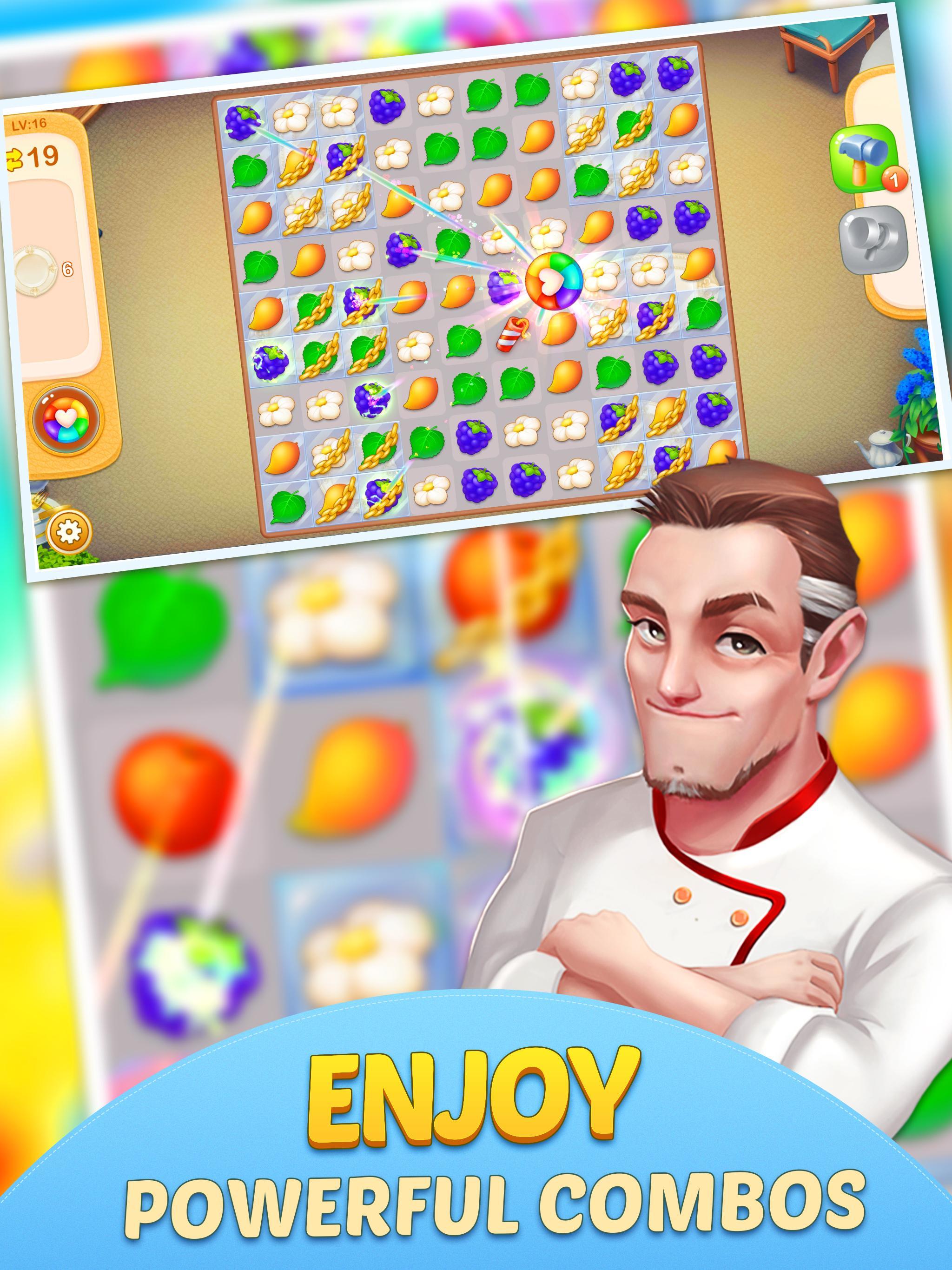 Dream Cafe: Cafescapes - Match 3 Game Screenshot