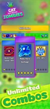 Captura de Tela do Jogo Cat vs Zombies: Survivor