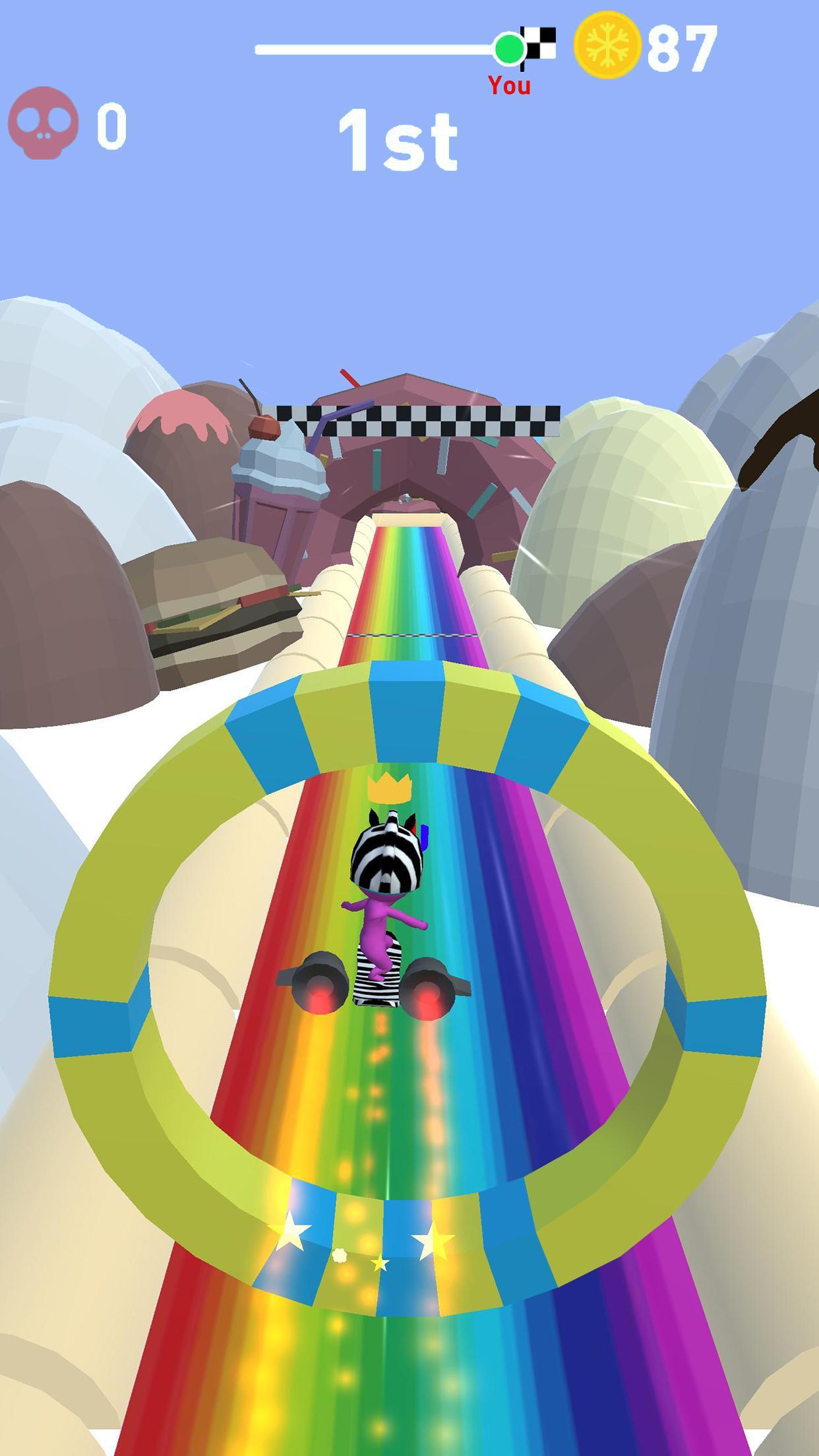 Snowboard Race 3D 게임 스크린 샷