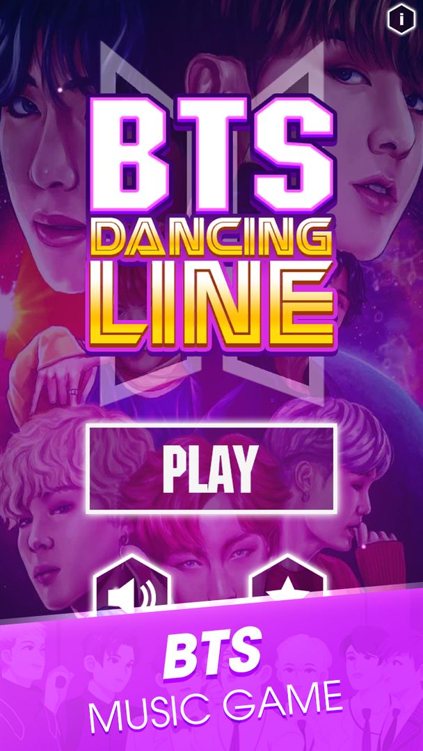 Dancing BTS Songs - Music Line BTS 2018 ภาพหน้าจอเกม