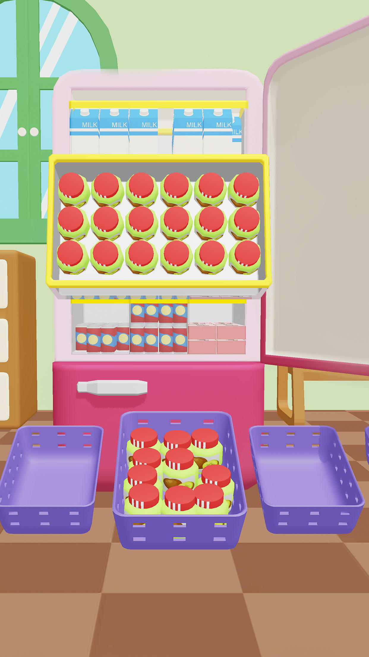 ASMR Organize: Fill the Fridge Game Screenshot