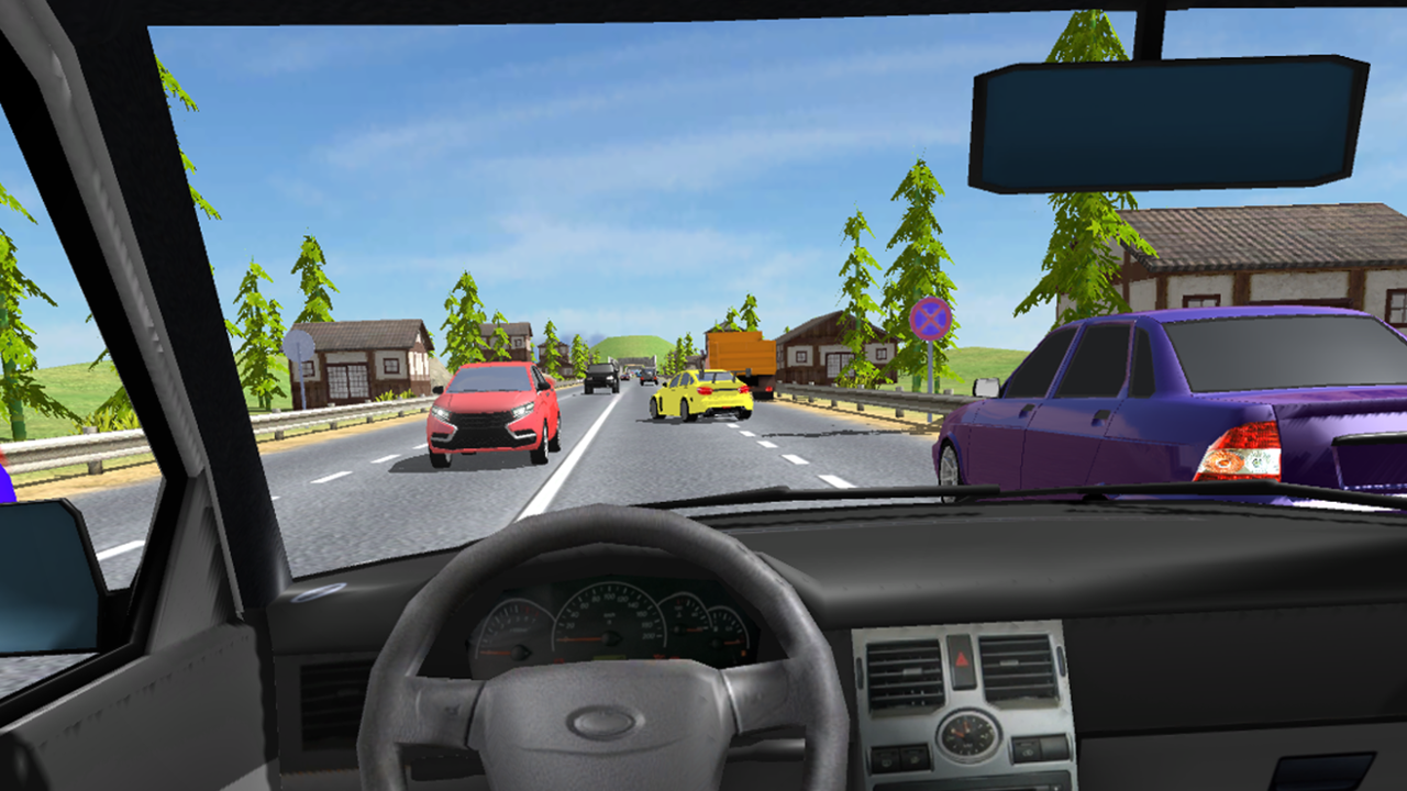 Screenshot 1 of Russische Autos: Verkehr 1.6