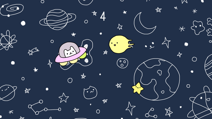 Space Cat Star Hunter Game Screenshot