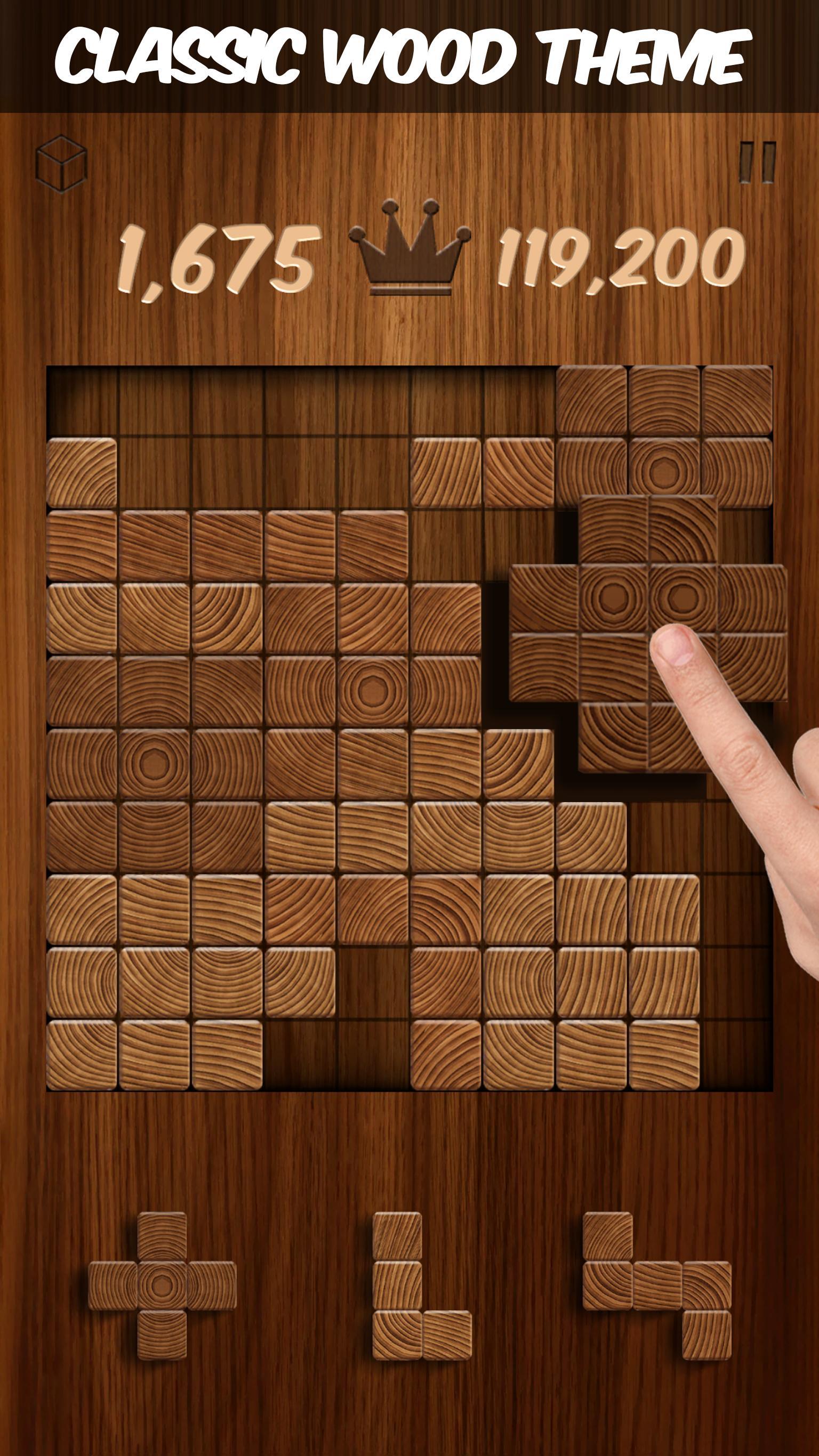 Cuplikan Layar Game Woodblox Puzzle Wooden Blocks