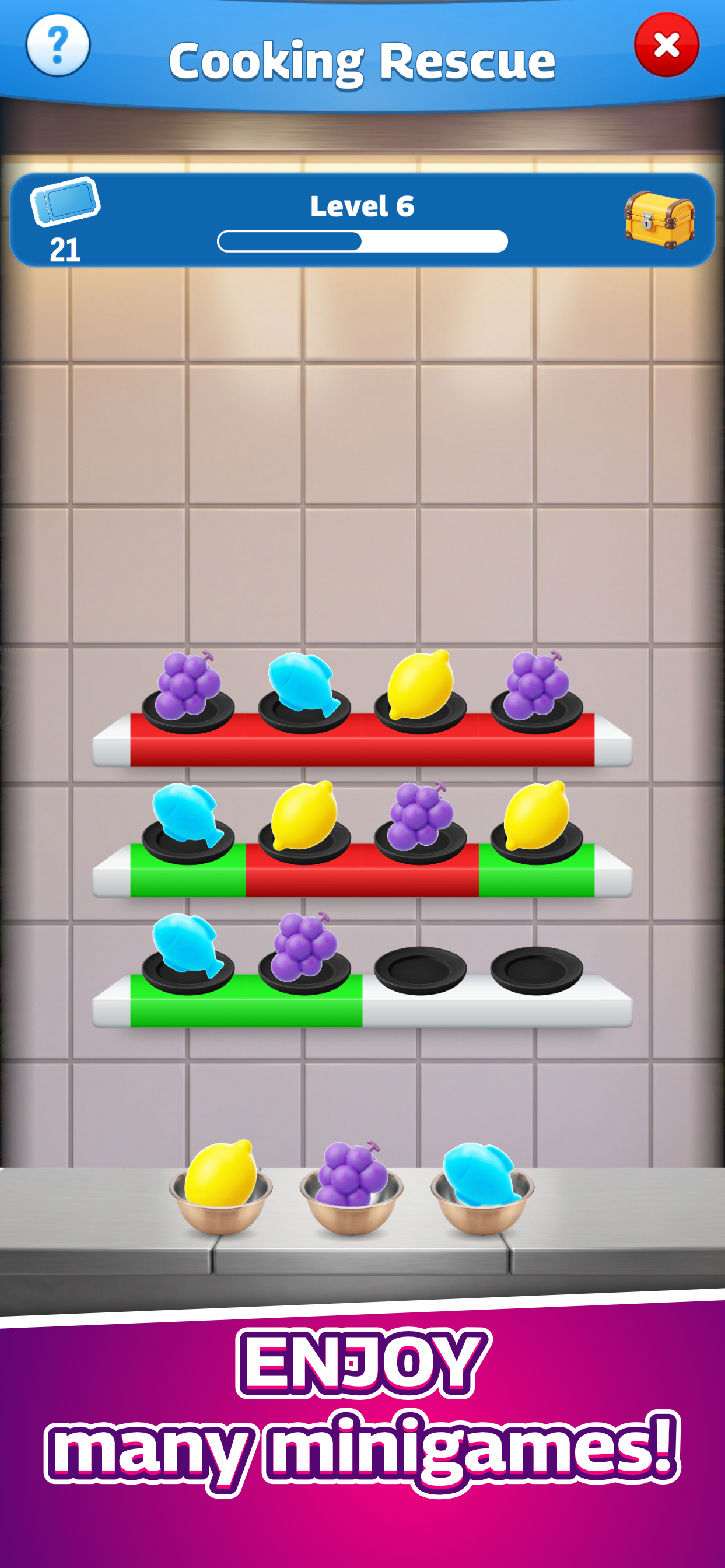 Auto Match! Cook Festival Game Screenshot