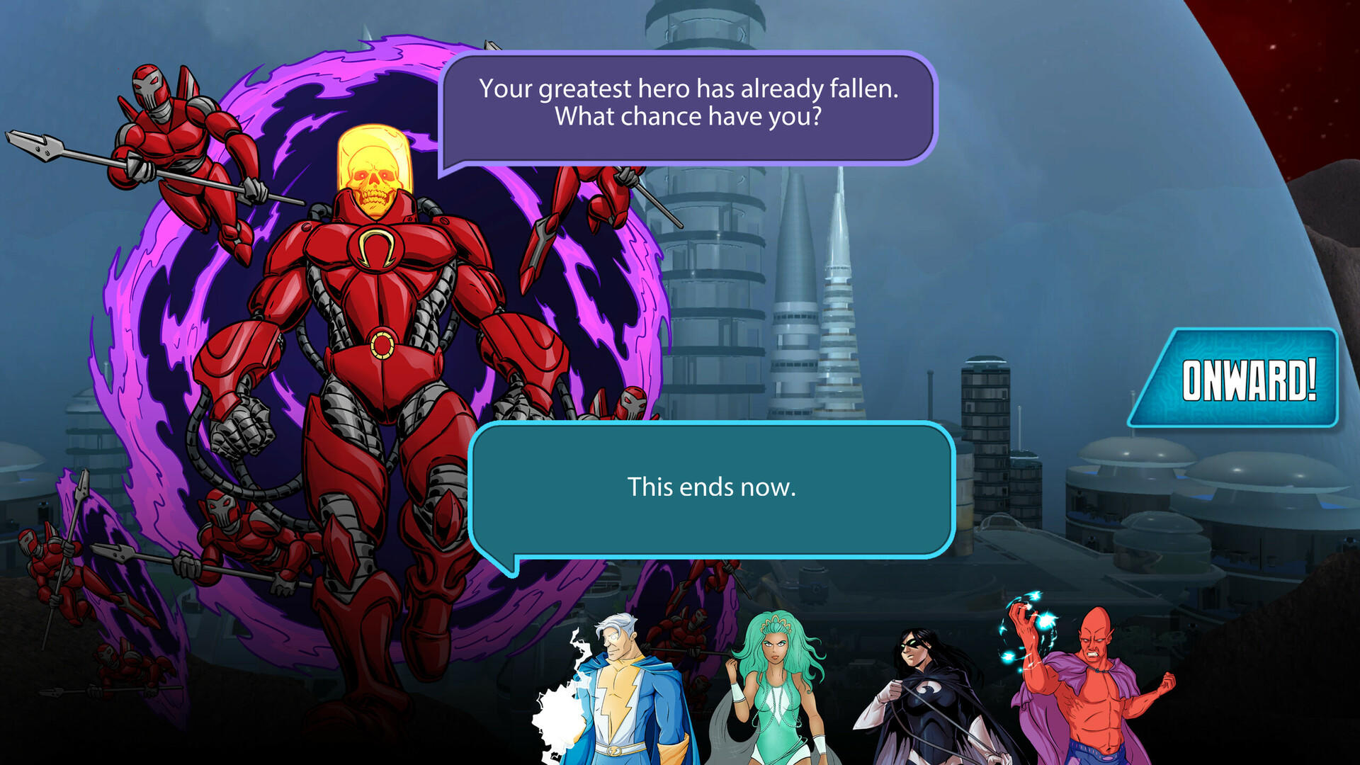 Sentinels of Earth-Prime screenshot game