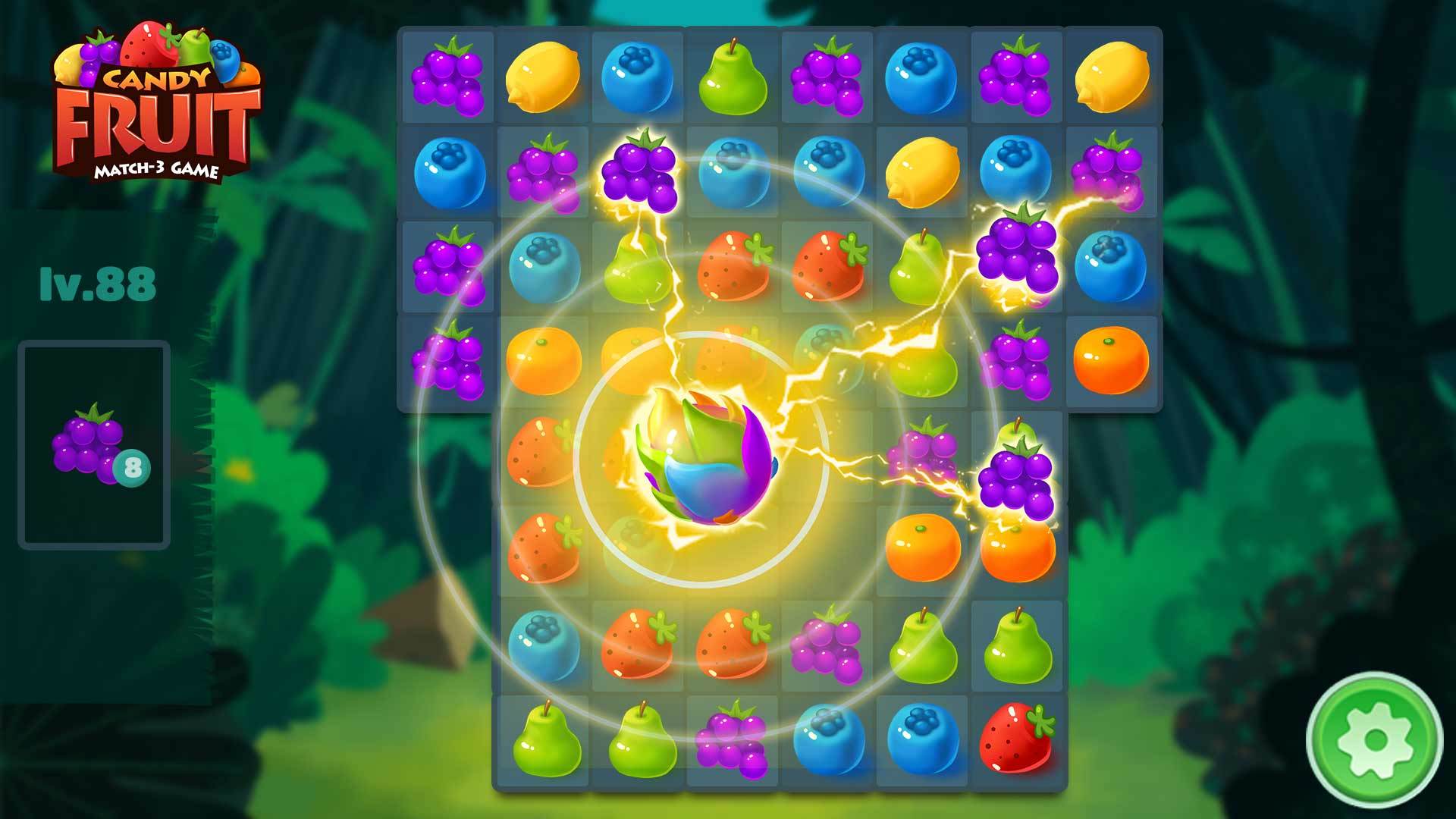 Sweet Fruit Candy Game Screenshot