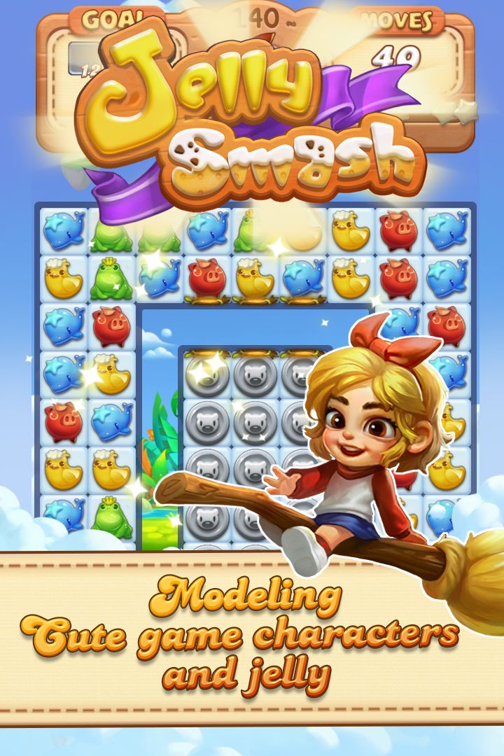 Screenshot of Jelly Smash