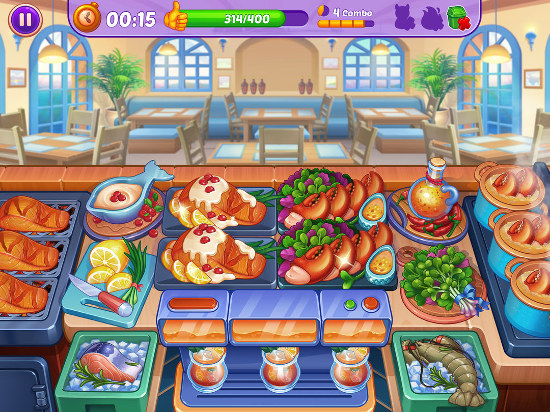 Cooking Crush - 餐廳烹飪遊戲遊戲截圖