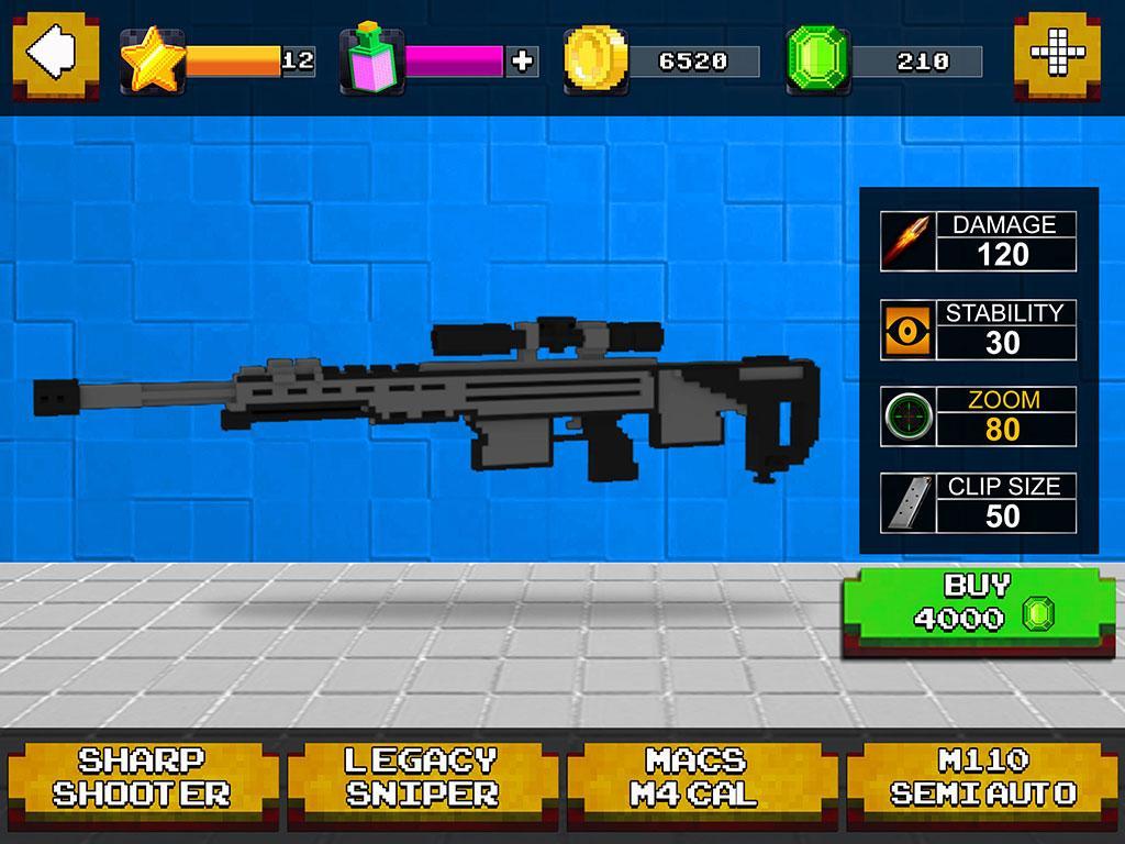 Sniper Craft 3D screenshot game