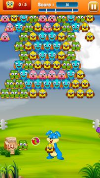 Wacky Birds Bubble Shooter Game Screenshot