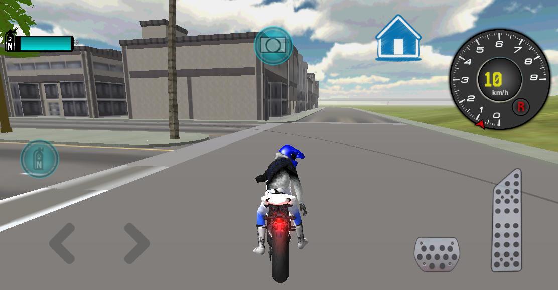 Fast Motorcycle Driver 3D ゲームのスクリーンショット