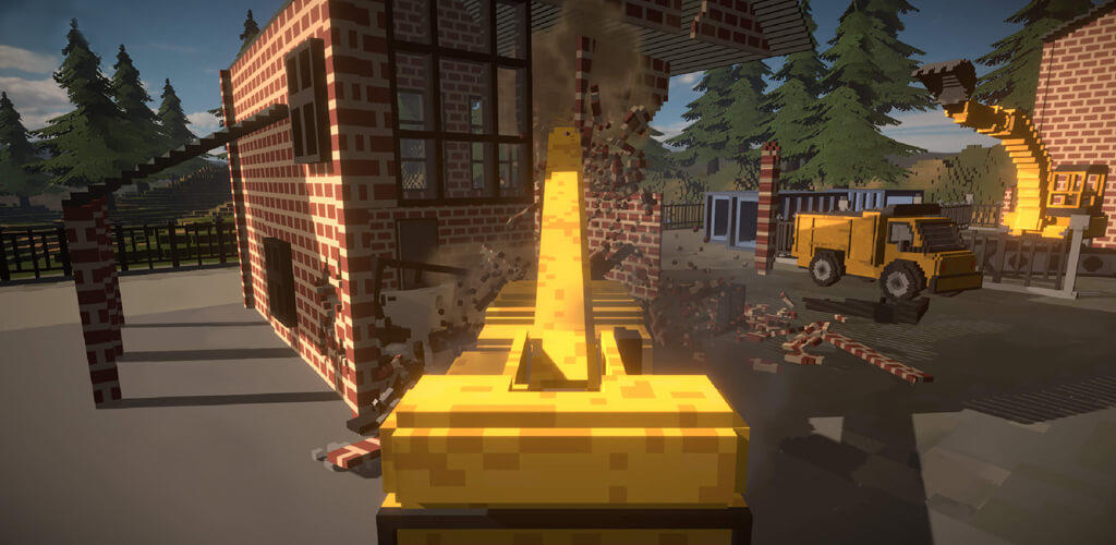 Screenshot of the video of Voxel Destruction