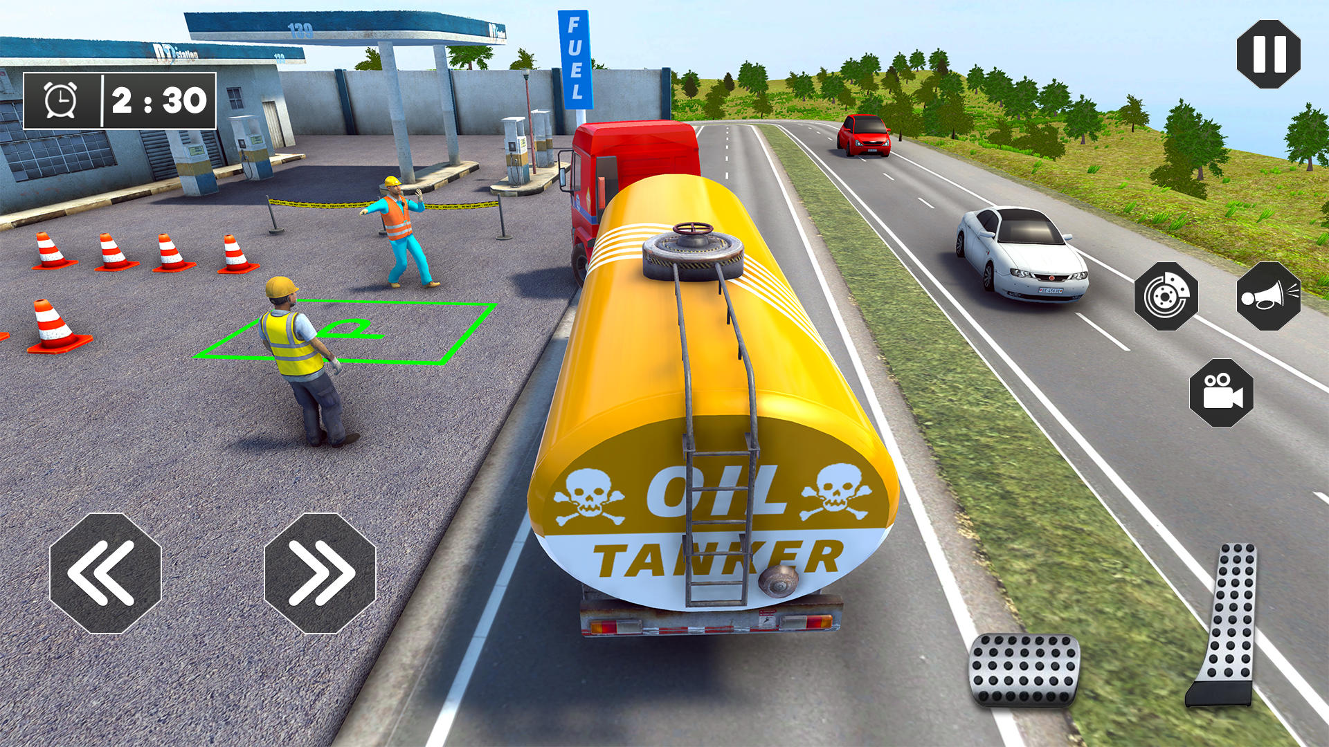 Screenshot of US Oil Tanker Truck Games Sim