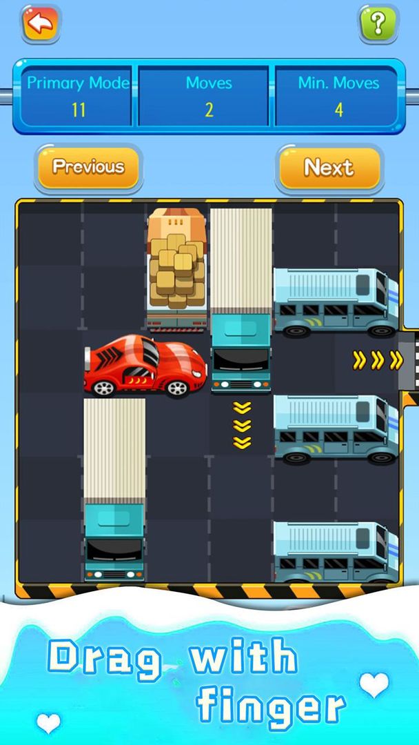 Car Flee - Unblock red car ภาพหน้าจอเกม