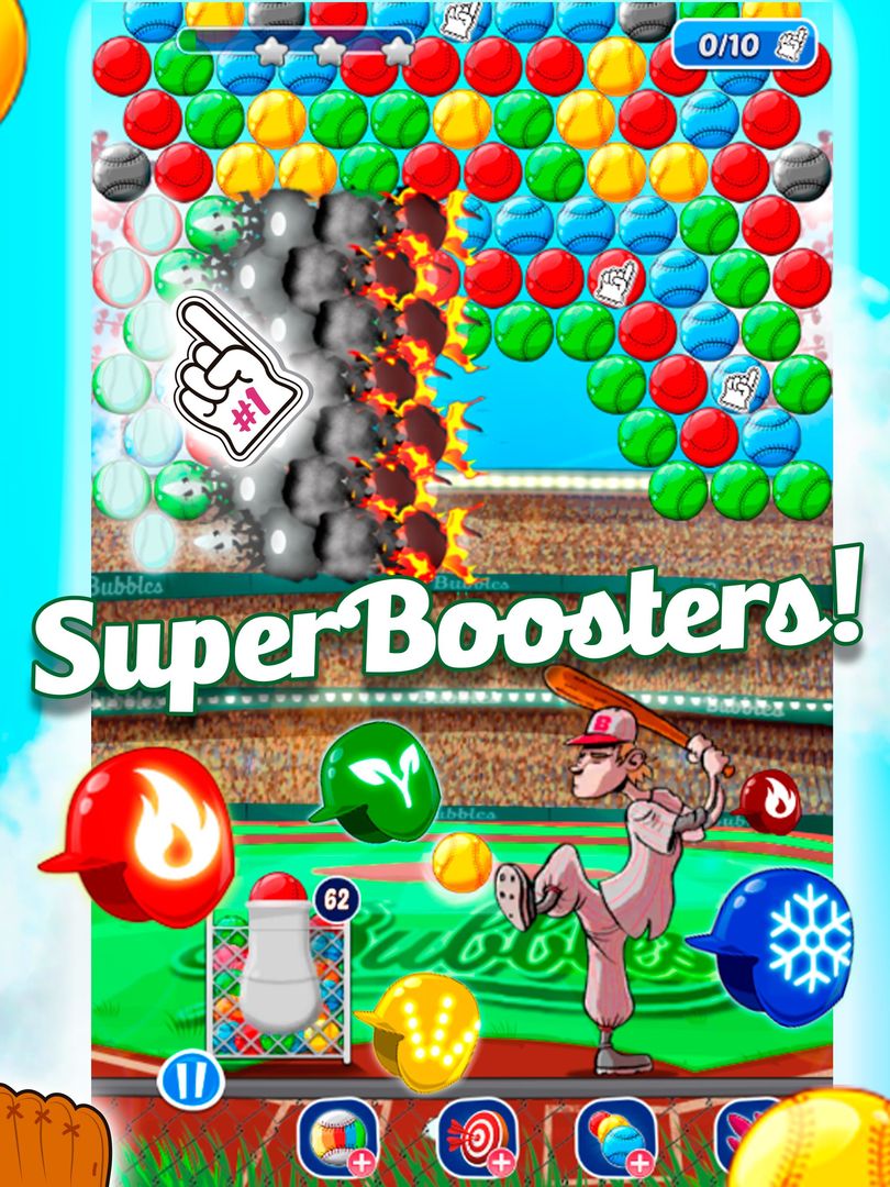 Baseball Bubble Shooter - Hit A Homerun screenshot game