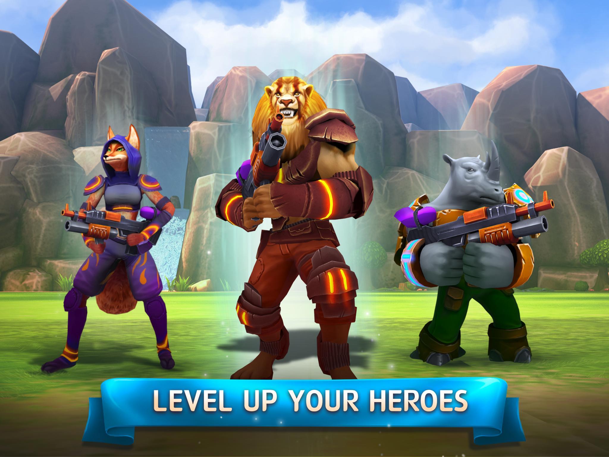 Jungle Paintball Game Screenshot
