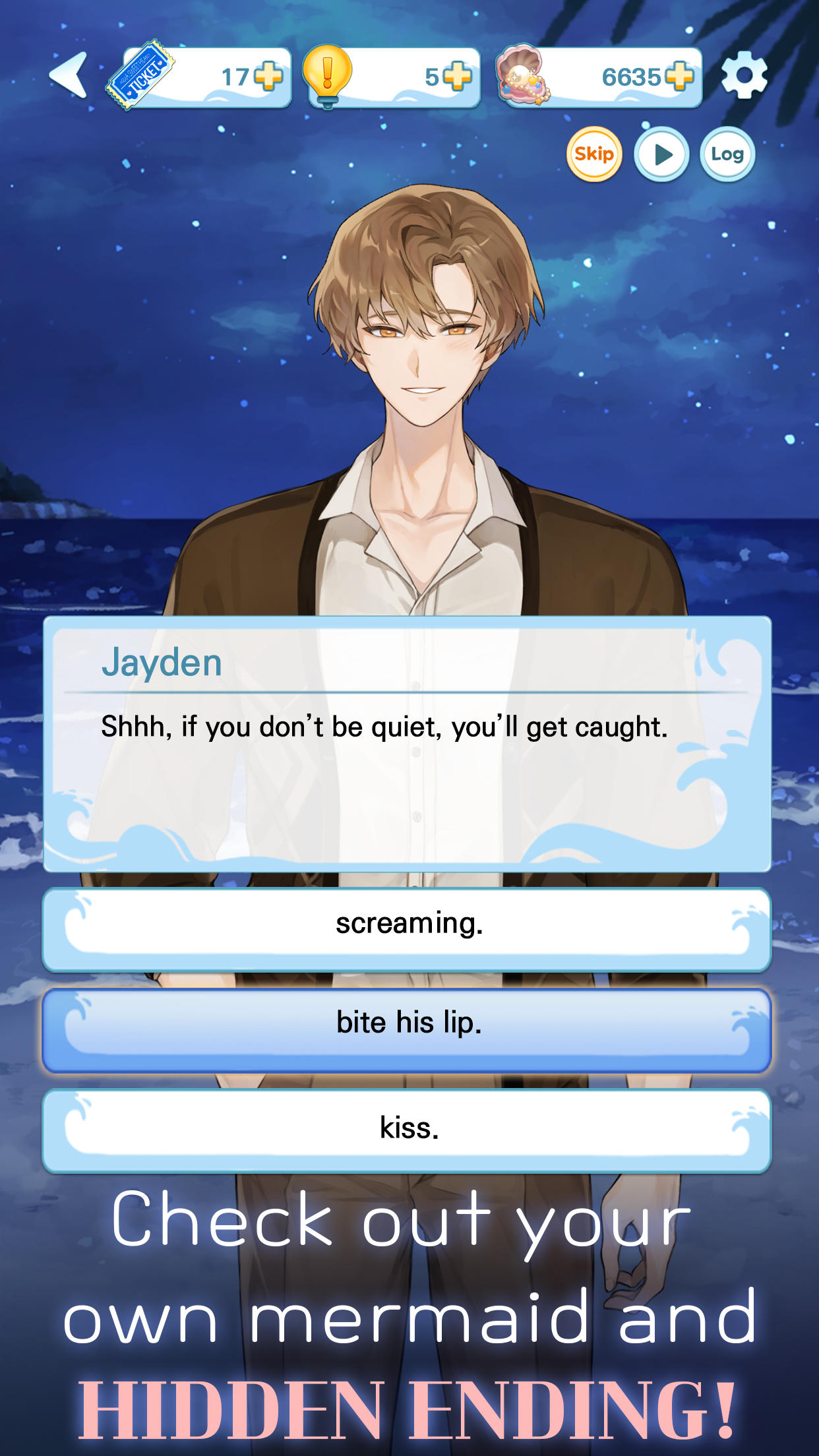 Screenshot of Aqua Romance: Mermaid Otome