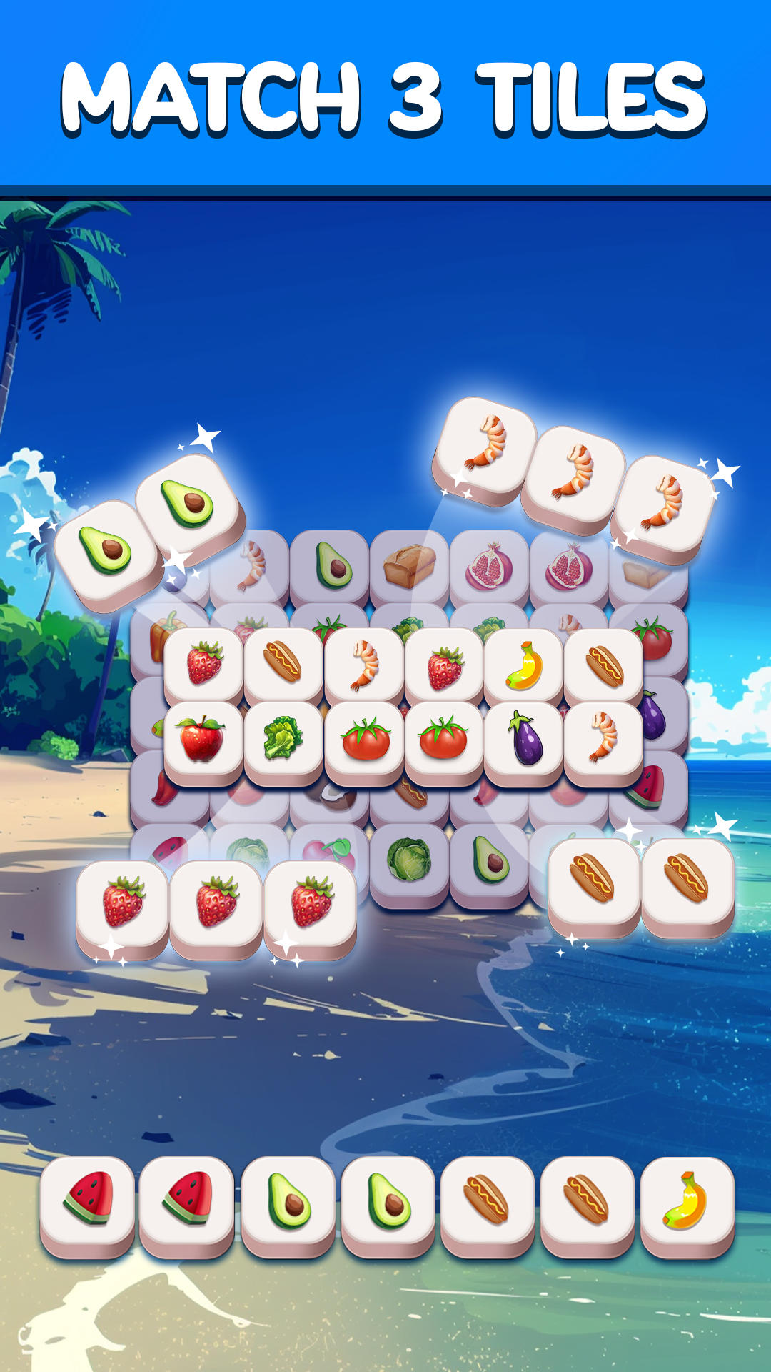 Mahjong Triple Match Tile Fun ภาพหน้าจอเกม