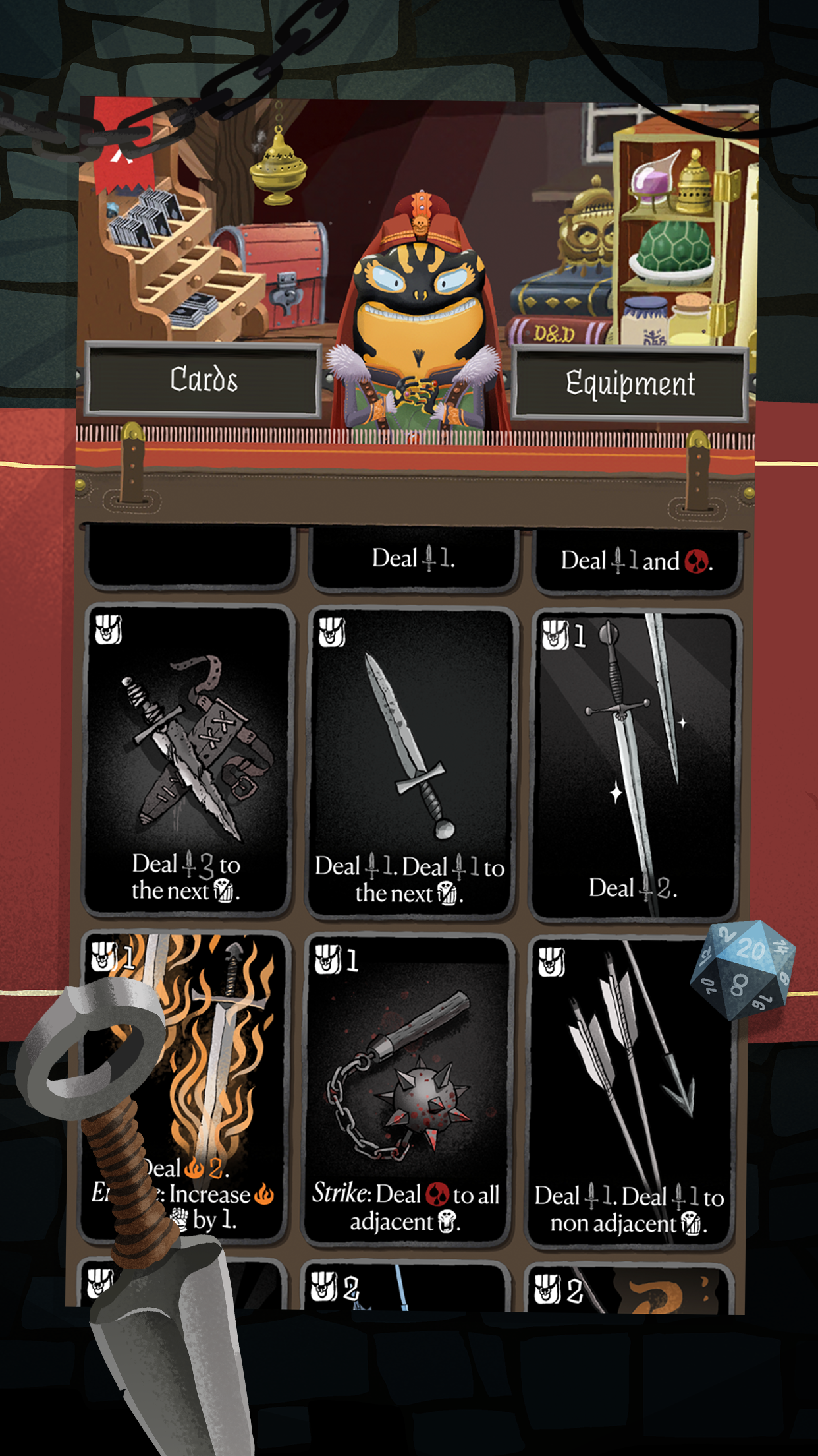 Card Crawl Adventure Game Screenshot