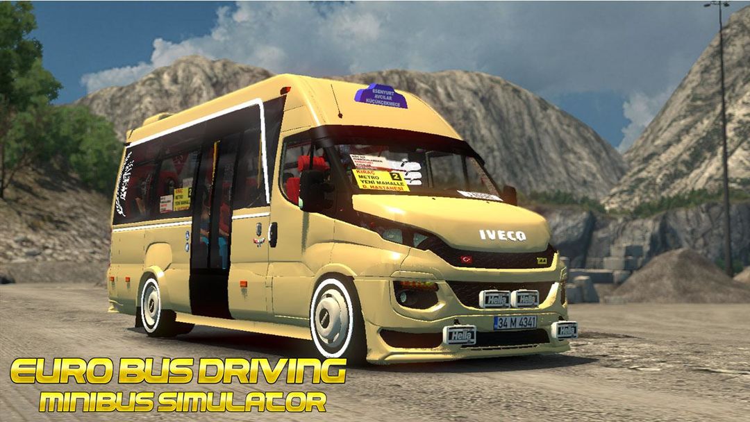 Euro Bus Minibus Simulator 2020 : Bus Driving Sim 게임 스크린 샷