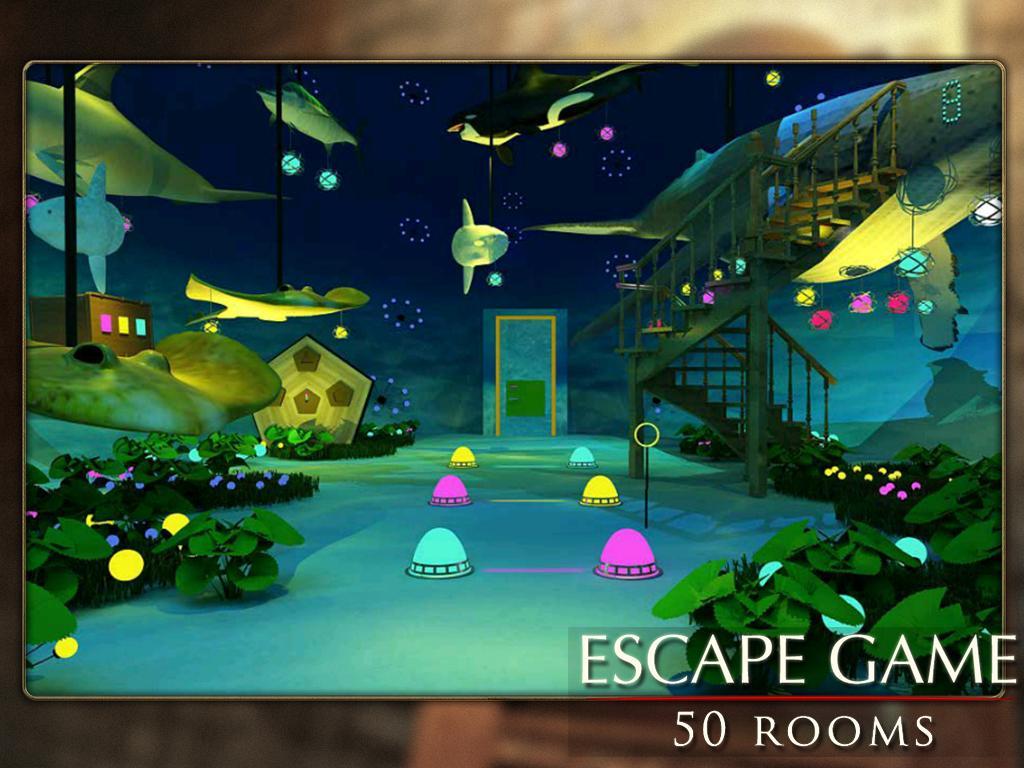 密室逃脫：50個房間之一遊戲截圖