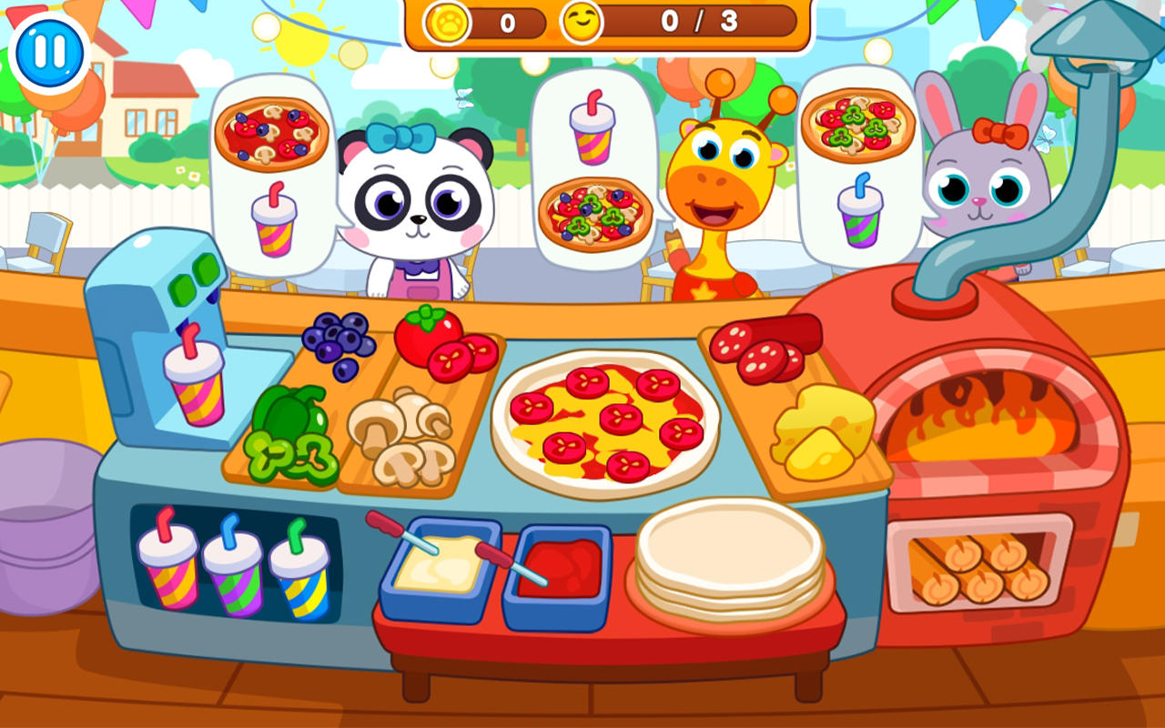 Скриншот игры Pizzeria for kids