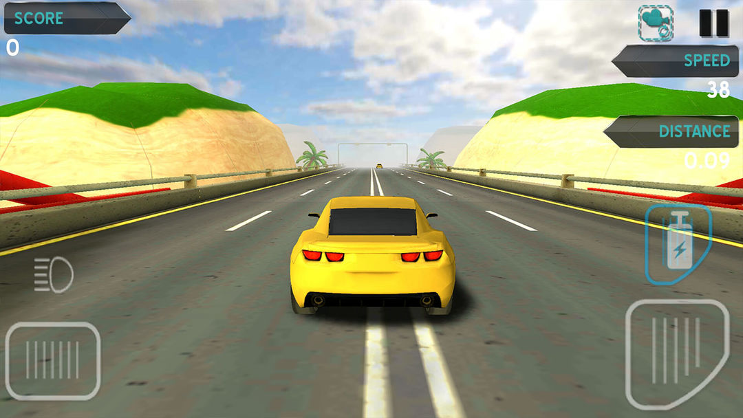 Traffic Racing Game On Beach遊戲截圖