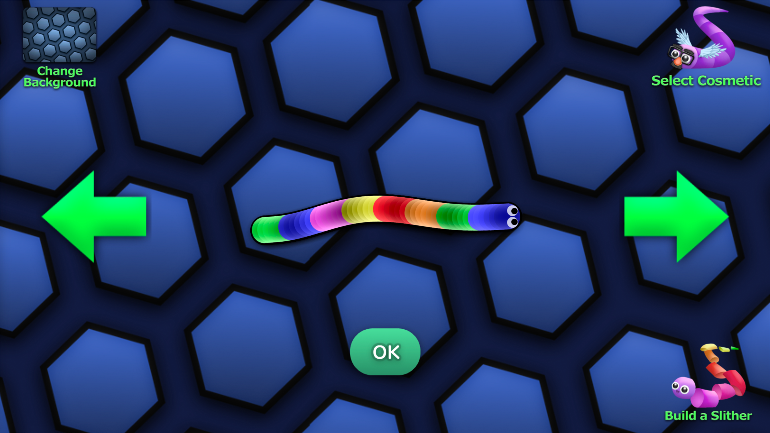 slither.io ゲームのスクリーンショット