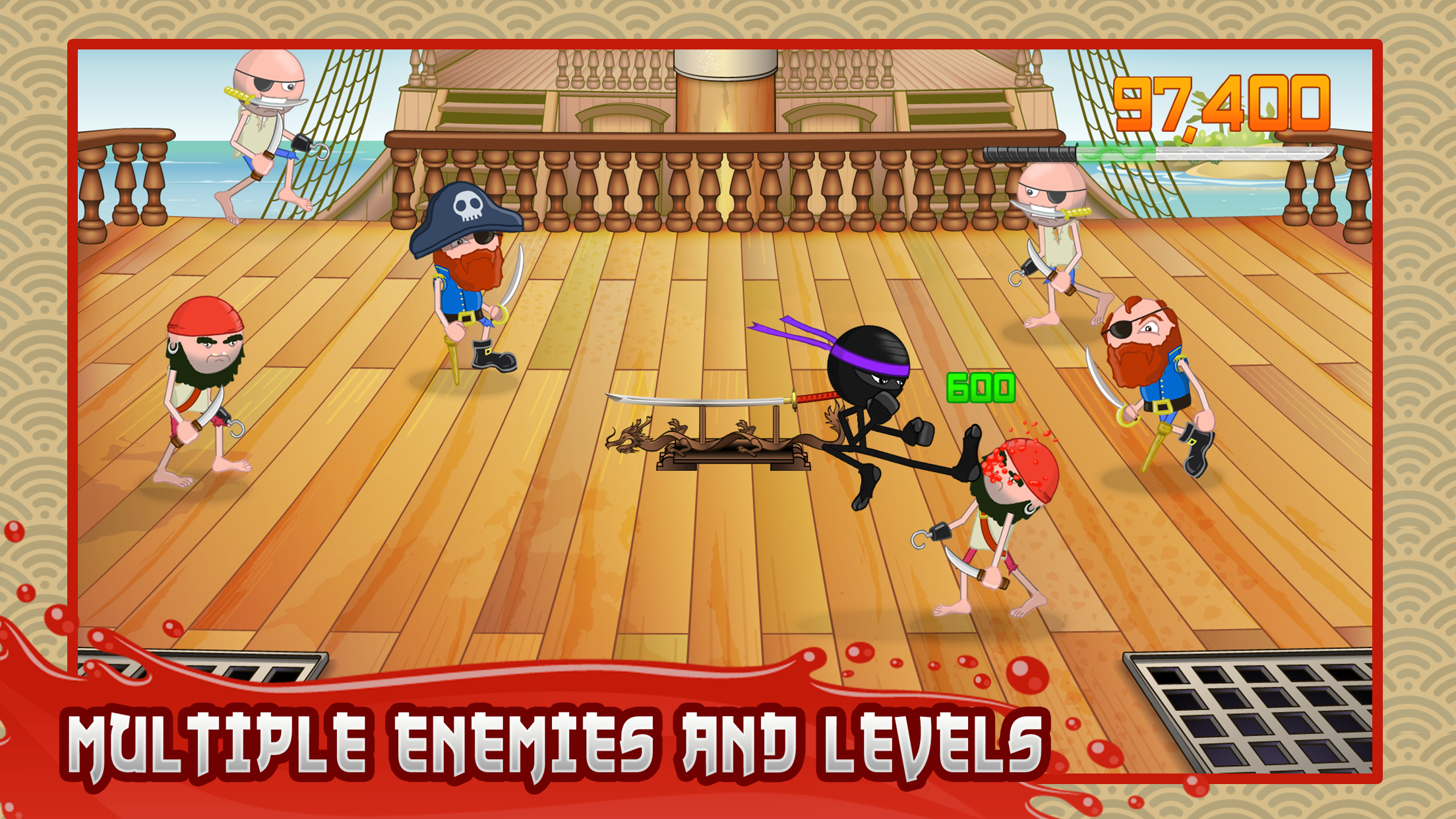 Stickninja Smash Game Screenshot