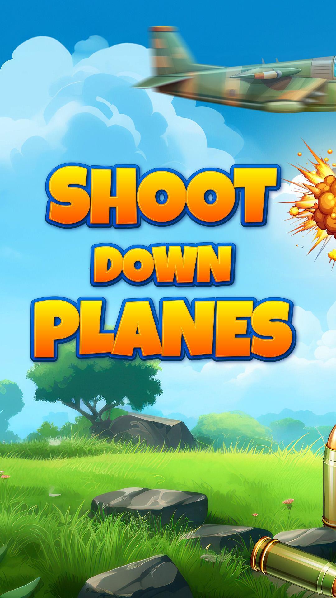 Shoot down planes Game Screenshot