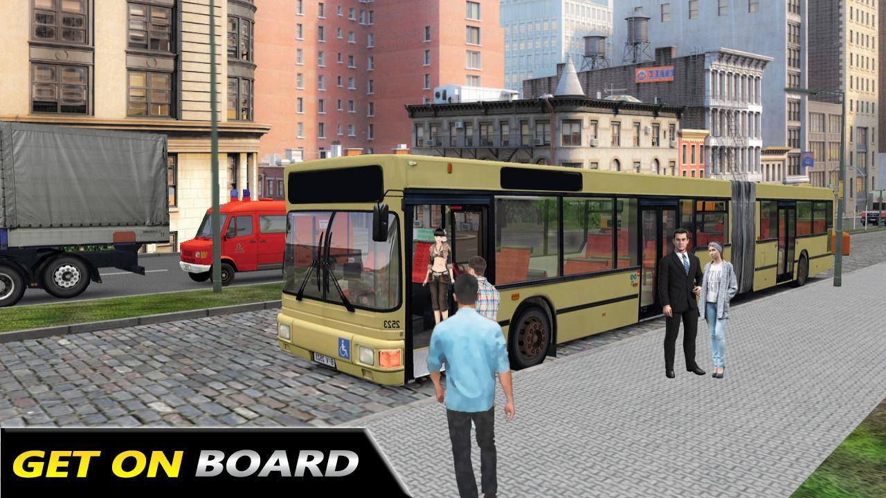Screenshot 1 of Simulador de conducción de autobuses: juegos de autobuses gratuitos en 3D 1.5