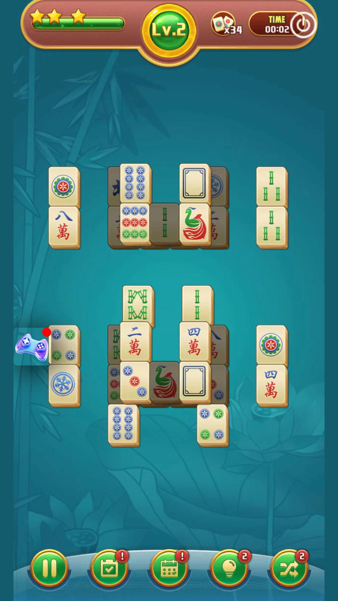 Captura de Tela do Jogo Mahjong