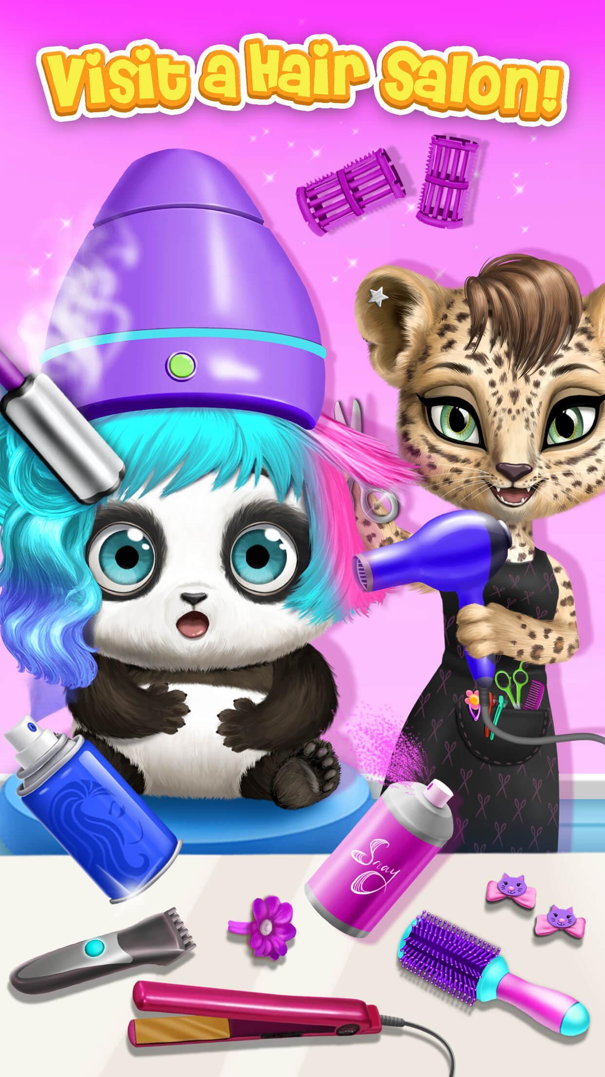 Panda Lu Baby Bear City Game Screenshot