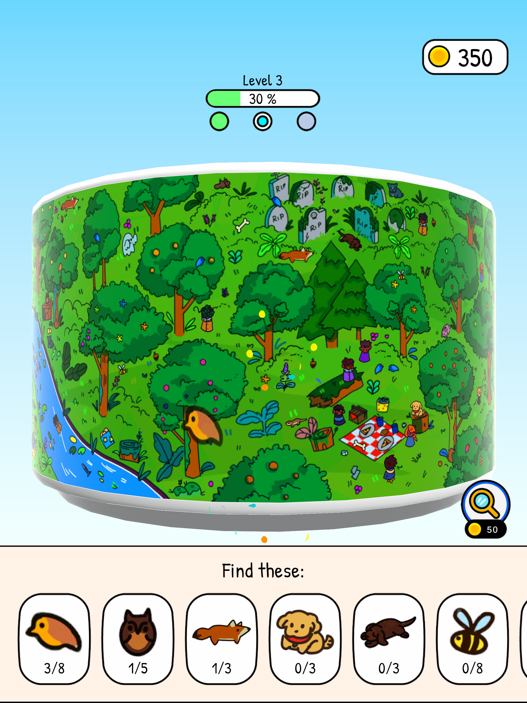 Cuplikan Layar Game Hidden Art 3D