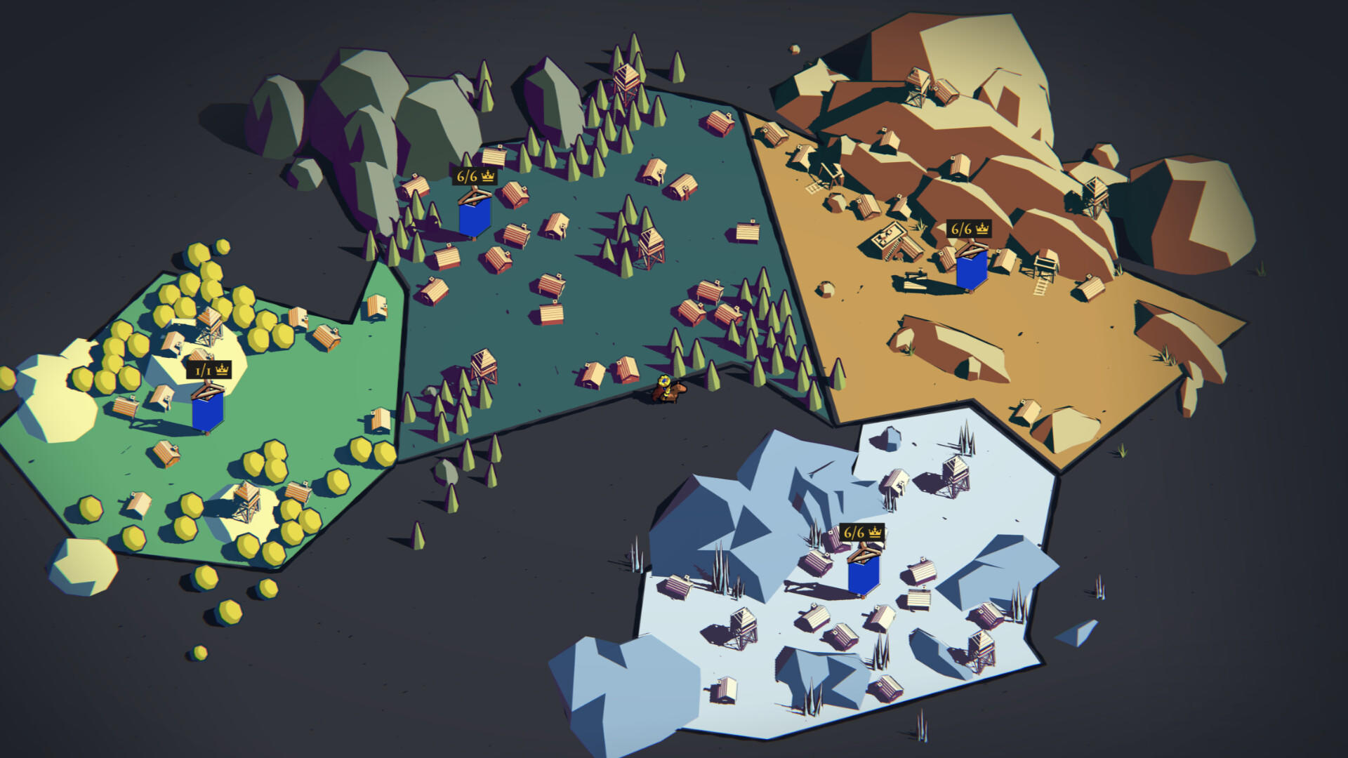 Screenshot of Thronefall