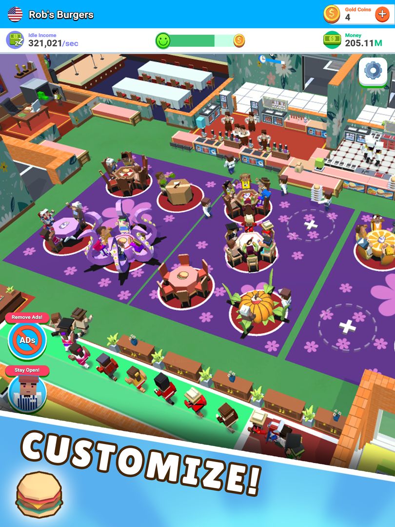 Idle Diner! Tap Tycoon screenshot game