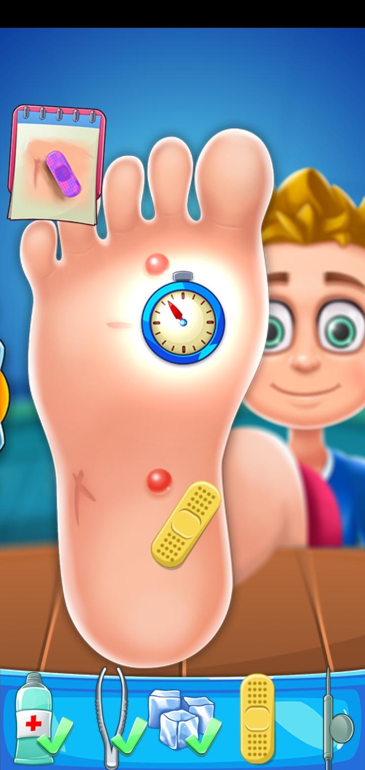 Cuplikan Layar Game Foot Doctor Hospital