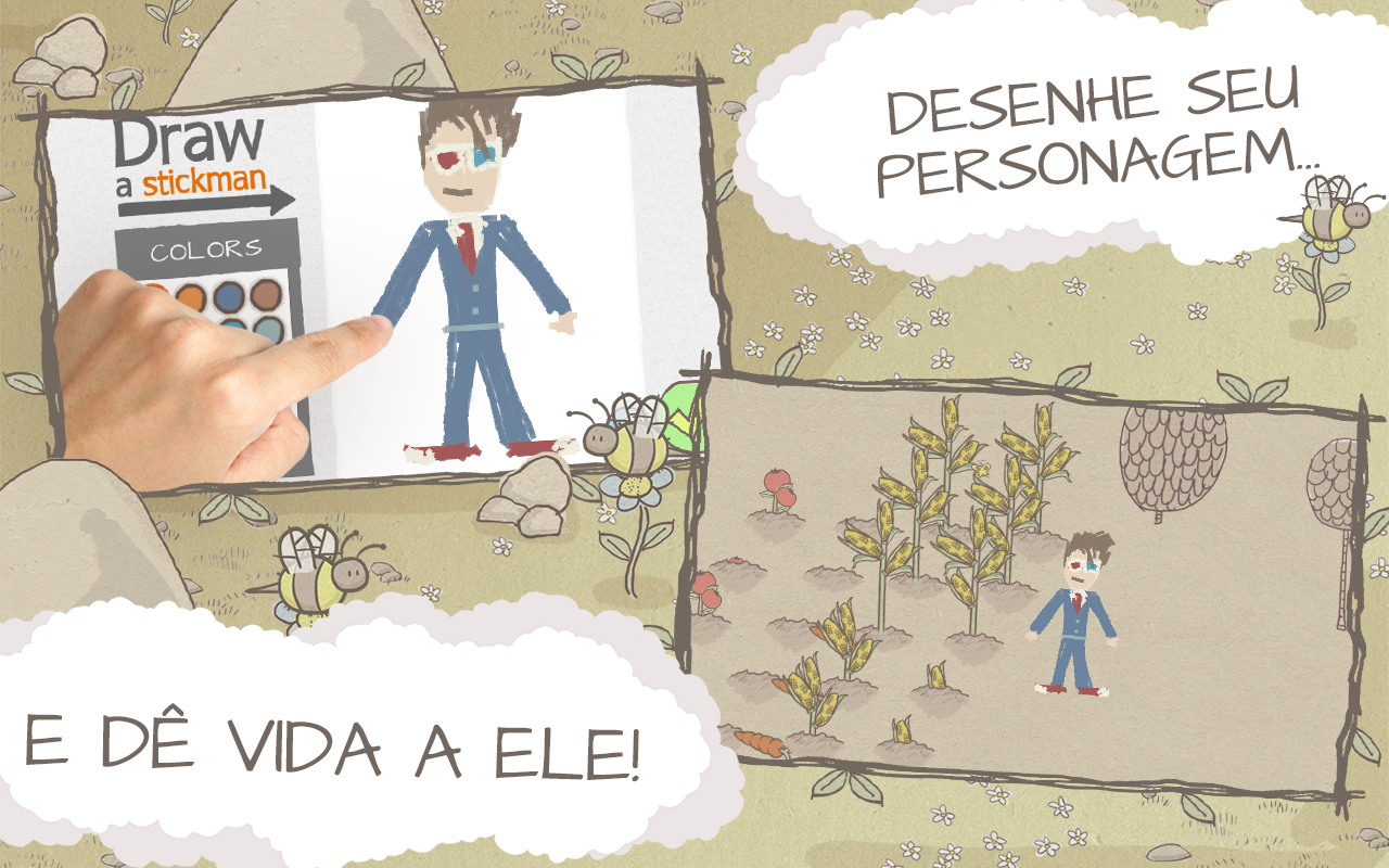 Captura de Tela do Jogo Draw a Stickman: EPIC