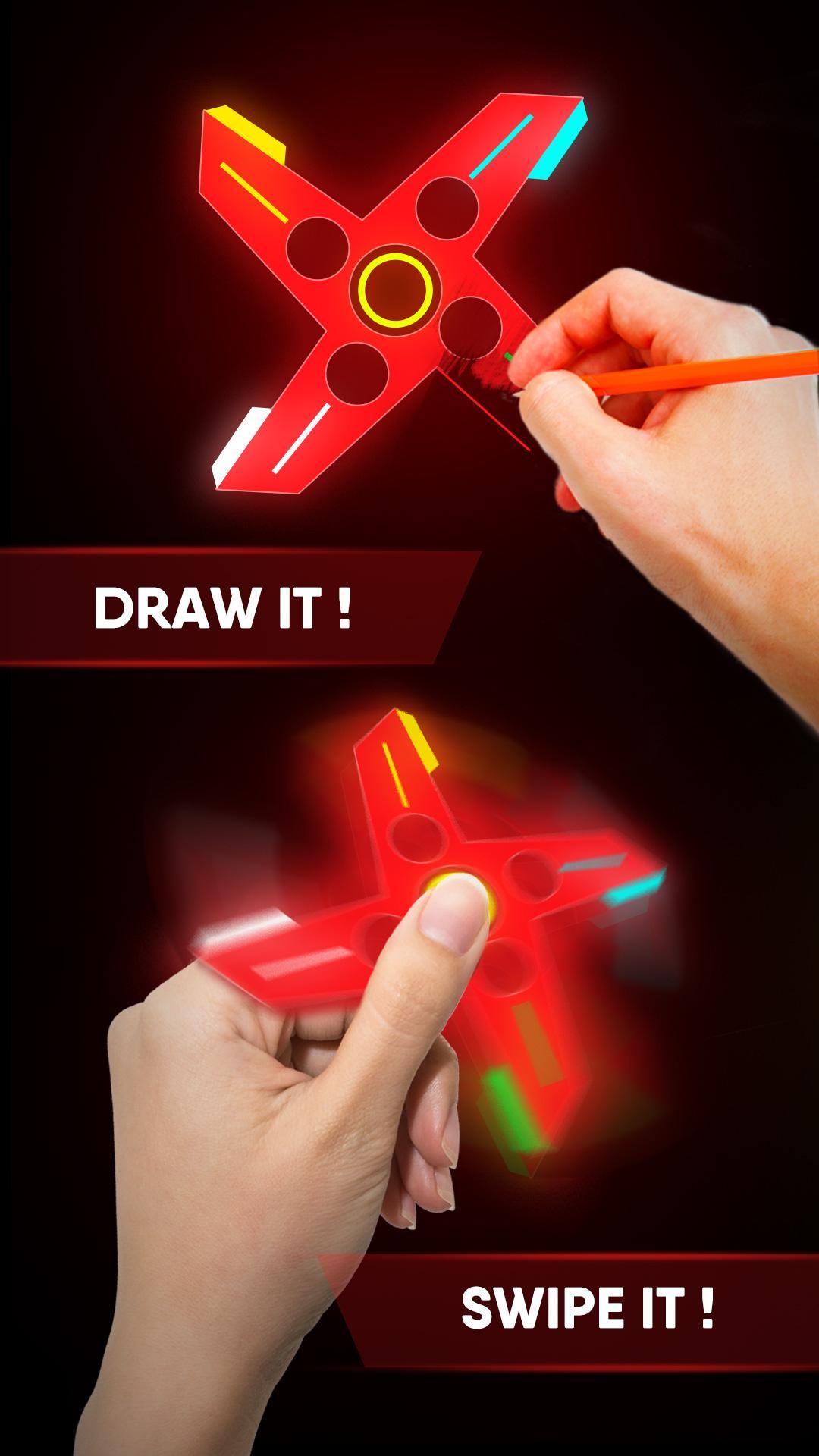 Draw Finger Spinner ภาพหน้าจอเกม