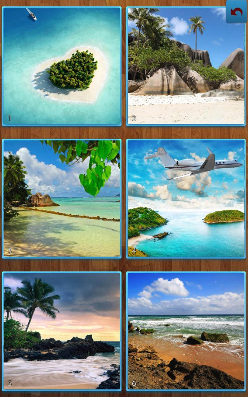 Скриншот игры Island Jigsaw Puzzles