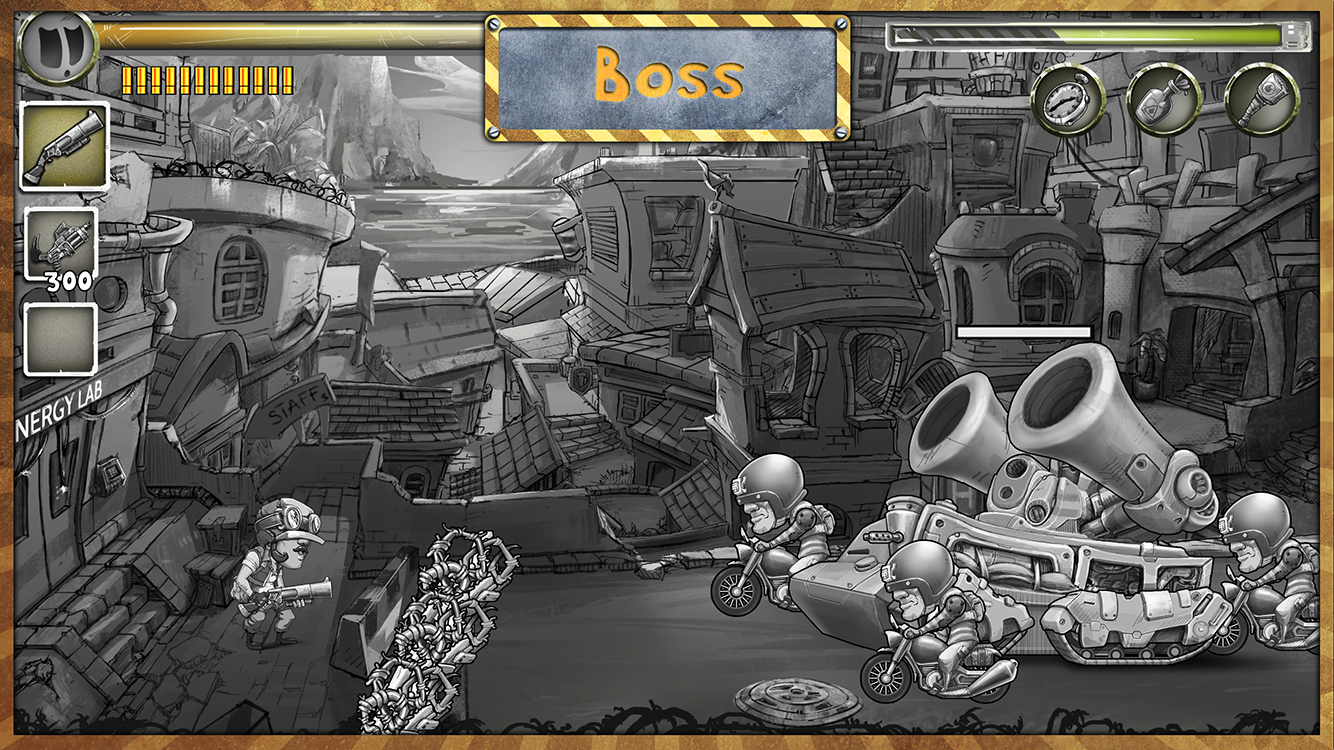 Metal Defender: Battle Of Fire Game Screenshot