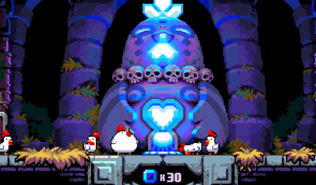 Screenshot of Bomb Chicken