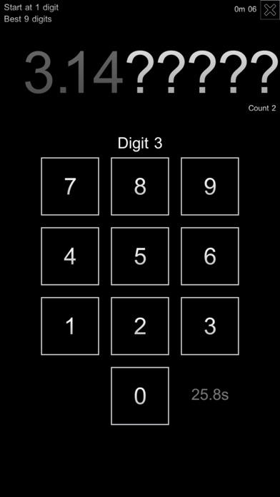 Memorize Pi Digits - 3.14π Game Screenshot
