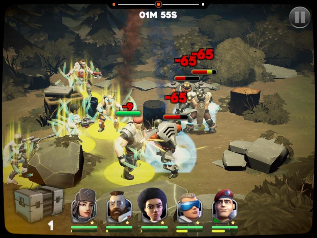 Screenshot of Alpha Squad 5: RPG & PvP Online Battle Arena