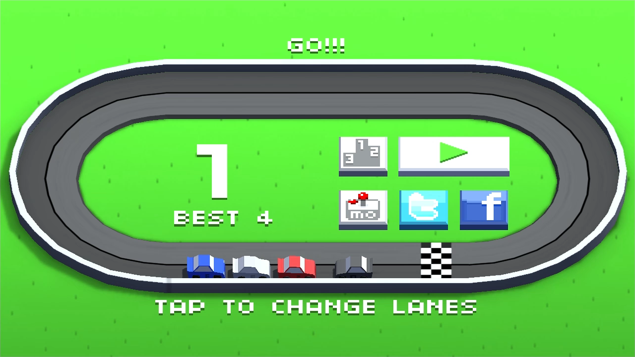 Cuplikan Layar Game Wrong Way Racing